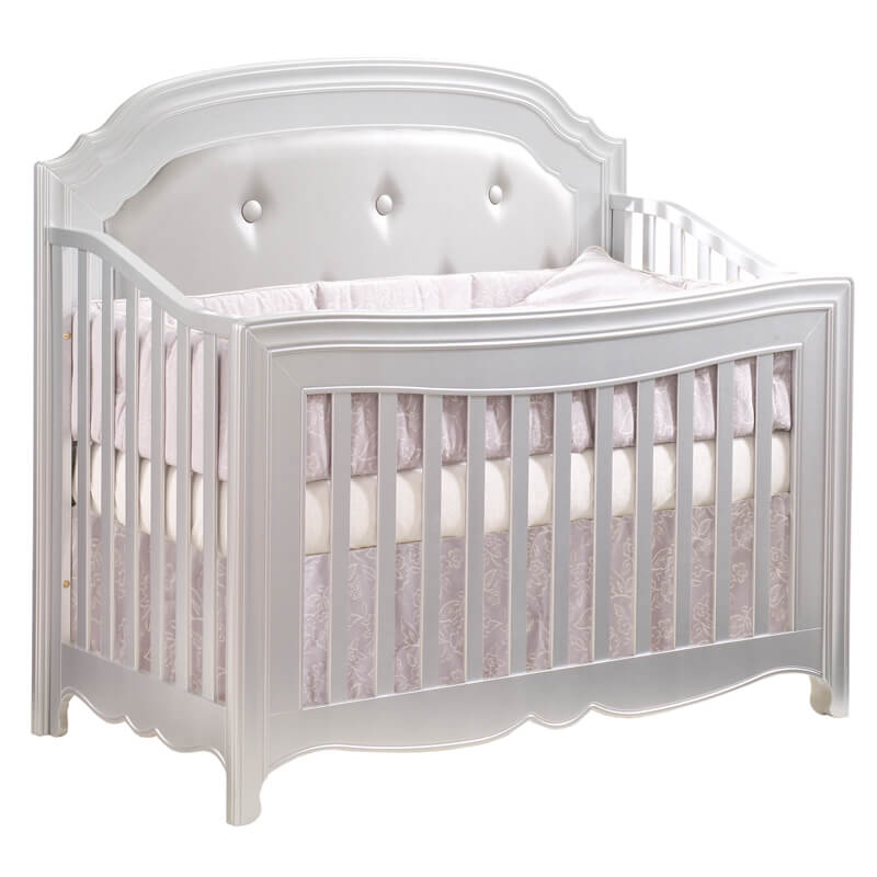 Natart Juvenile Alexa "5in1" Convertible Crib with Upholstered Panel
