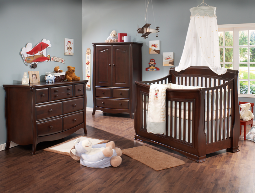 Natart Juvenile Bella "5in1" Convertible Crib in Cocoa Kids