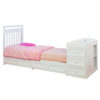 Daphne I 3 in 1 Convertible Crib in White Full Conversion Bed