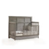 Rustico 5 in 1 Convertible Crib with Wood Panel Toddler Bed
