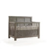 Rustico 5 in 1 Convertible Crib with Wood Panel