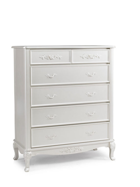 Dolce Babi Angelina 5 Drawer Dresser Pearl Silo Kids Furniture In Los