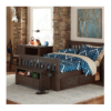 kenwood slatted twin size bed in driftwood