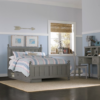 beach house kennedy panel bed in stone