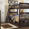 kenwood Twin over Twin Bunk Bed in Espresso 1