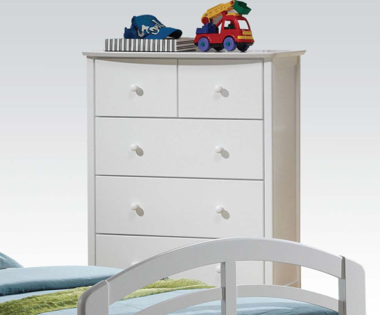 09157 chest of drawers in white