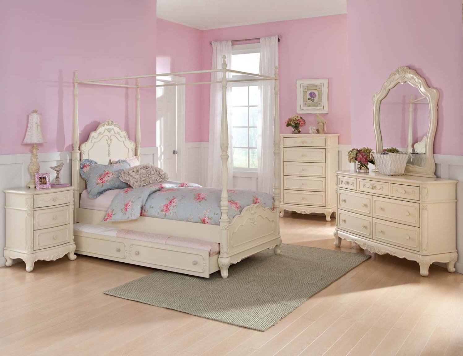 Cindy Princess Canopy Bed – Kids Furniture In Los Angeles