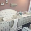 custom made tufted crib with crystals