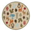 critters ivory kids rug