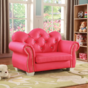 celine kids loveseat chair in pink