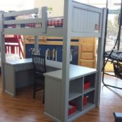 Twin Whichester Workstation Loft Bed