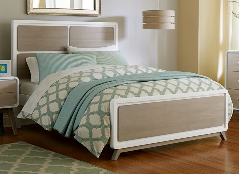 Easton Panel Bed (Available in White & Gray) - Kids ...