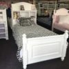 madison bookcase twin size bed in white