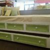 country hill 4 poster storage bed with trundle