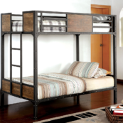 industrial twin over twin bunk bed