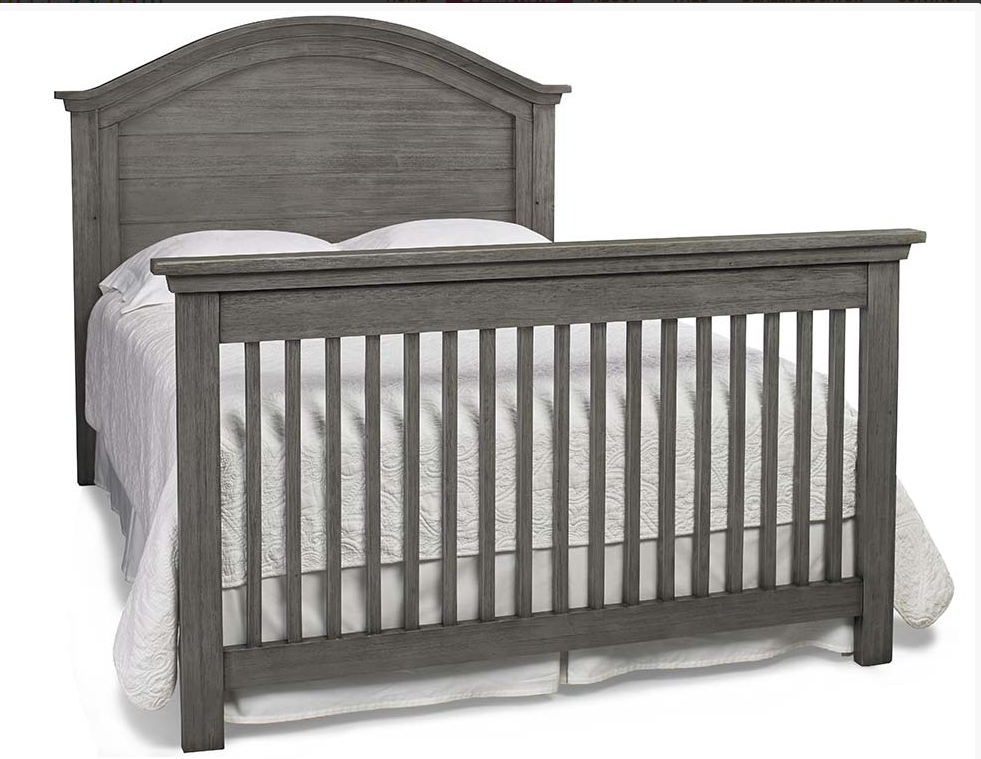 Nikki Collection 4 In 1 Convertible Crib In Distressed Grey Kids Furniture In Los Angeles