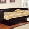 Wolfe Full Size Daybed with Underbed Storage in Black