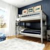 jackpot bristol grey bunk bed in twin