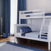 jackpont kent twin full bunk bed in white