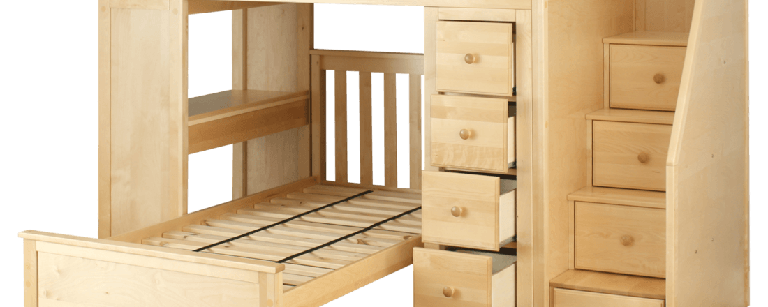 jackpot chester loft bed in natural