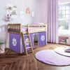 jackpot york loft bed natural with pink