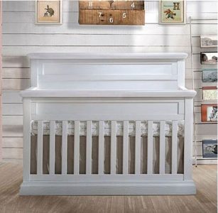 all white crib