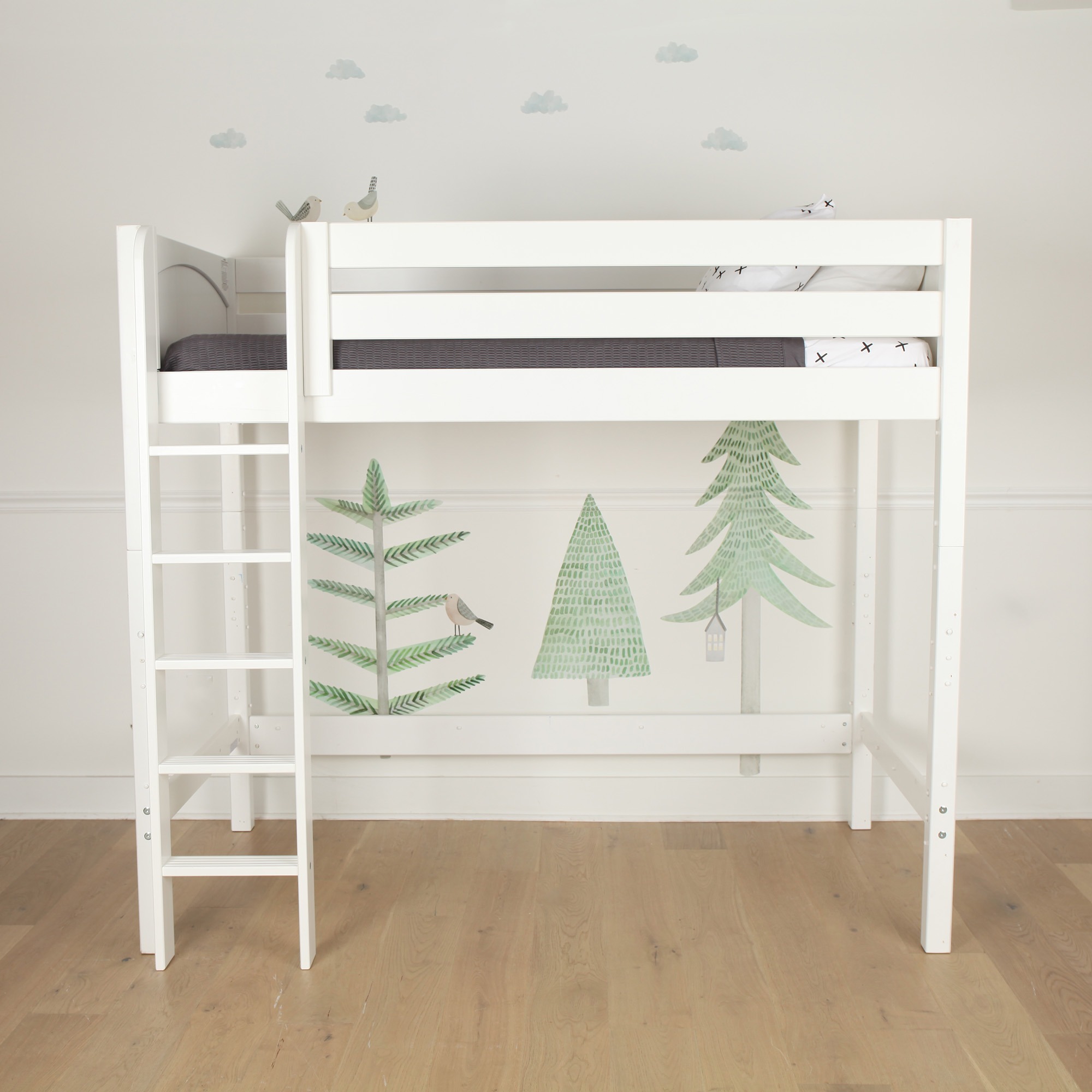 Maxtrix Twin High Loft Bed With, High Twin Loft Bed