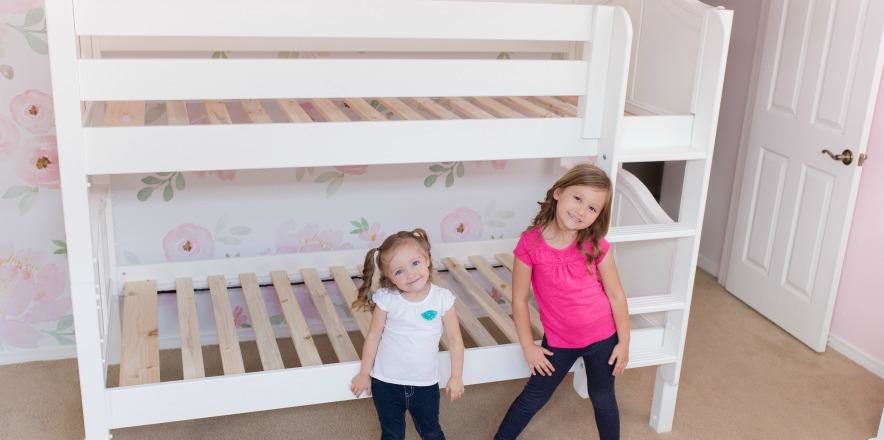 Maxtrix Twin over Twin Low Bunk Bed 3