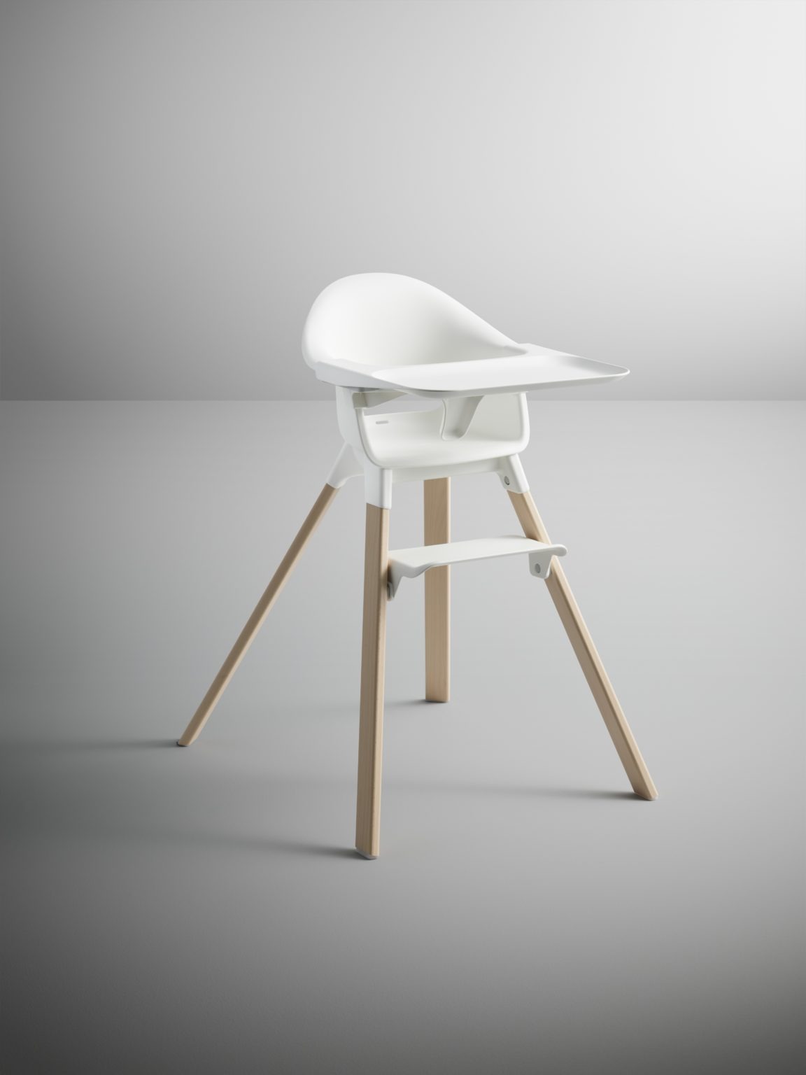 Stokke Clikk High Chair (Cloud Grey, White, Clover Green, Sunny Coral ...