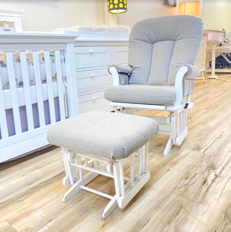 Dutailier Classic Reclining Rocker Glider with Ottoman – Kids Furniture ...